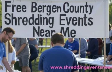 Free Bergen County Shredding Events 2025 Near Me