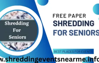 Free Paper Shredding for seniors